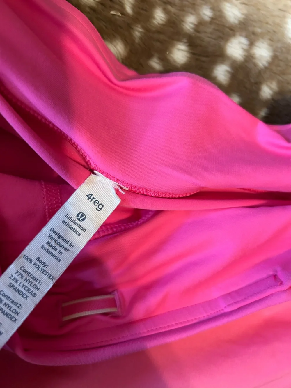 “Vintage” Lululemon Hot Pink Run Pace Setter tennis skirt size 4 - Picture 4 of 9